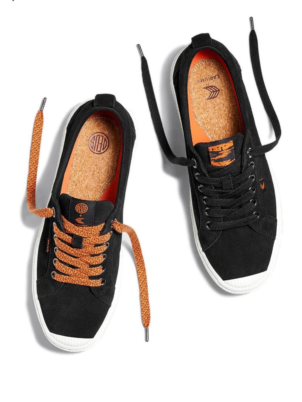 Cariuma x Deus Ex Machina OCA Low Suede Sneakers Black NWT SIZE Women 9.5/Mens 8